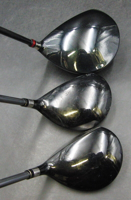 Set of 3 Yonex Nanov & Maruman Exim Nano 10° Driver & 16°  3 & 20° 5 Woods