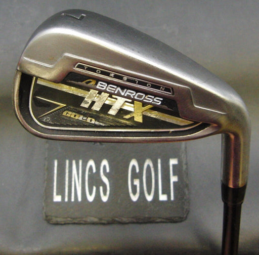 Benross HTX Gold 7 Iron Senior Graphite Shaft Golf Pride Grip