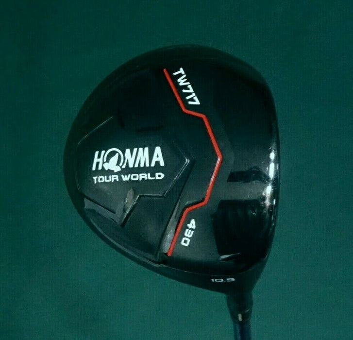 Honma Tour World TW717 430 10.5° Black Driver Stiff Graphite Shaft Elite Grip