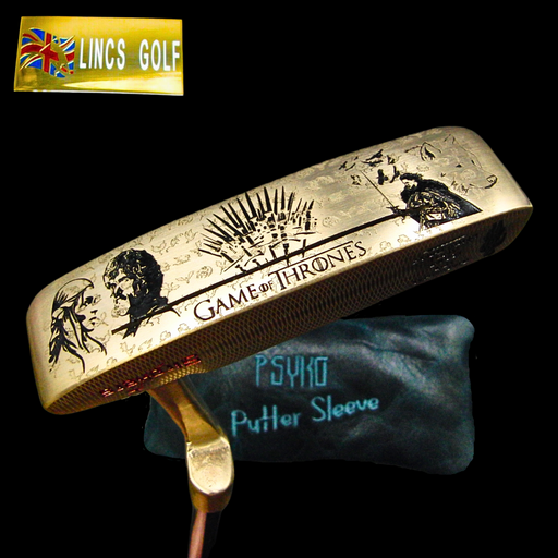 Custom Milled Game Of Thrones Themed Ping Anser Putter 85.5cm Genuine Leather HC