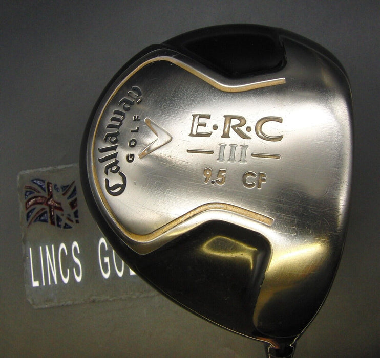 Callaway E.R.C III CF 9.5° Driver Stiff Graphite Shaft Golf Pride Grip