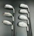 Set of 7 x MacGregor DX  Irons 4-PW Regular Graphite Shafts Golf Pride Grips