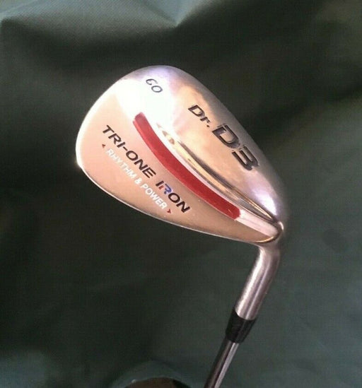 Japanese Dr. D3 Tri-One Rhythm & Power 60 Degree Lob Wedge Weighted Steel Shaft