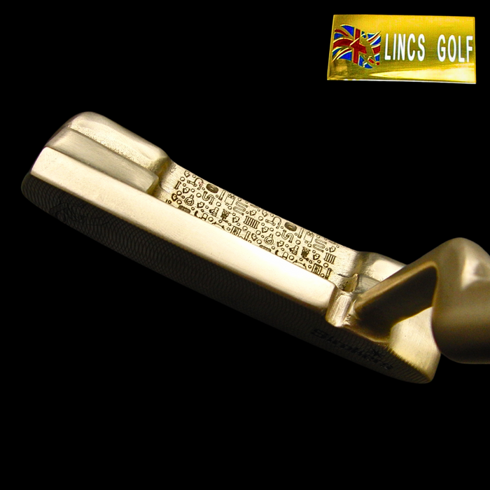 Custom Milled Plumber Themed Ping Anser Putter 88cm Steel Shaft Tacki Mac Grip