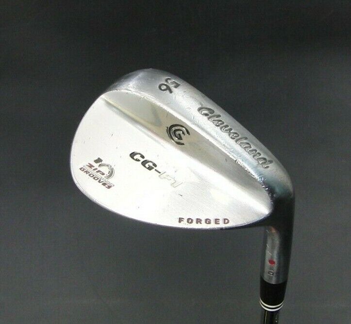 Cleveland CG-F1 Forged 56° Sand Wedge Stiff Steel Shaft Iomic Golf Grip