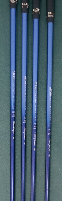 Japanese Set of 4 x MacGregor Mactec NV-R Irons 7-PW Regular Graphite Shafts