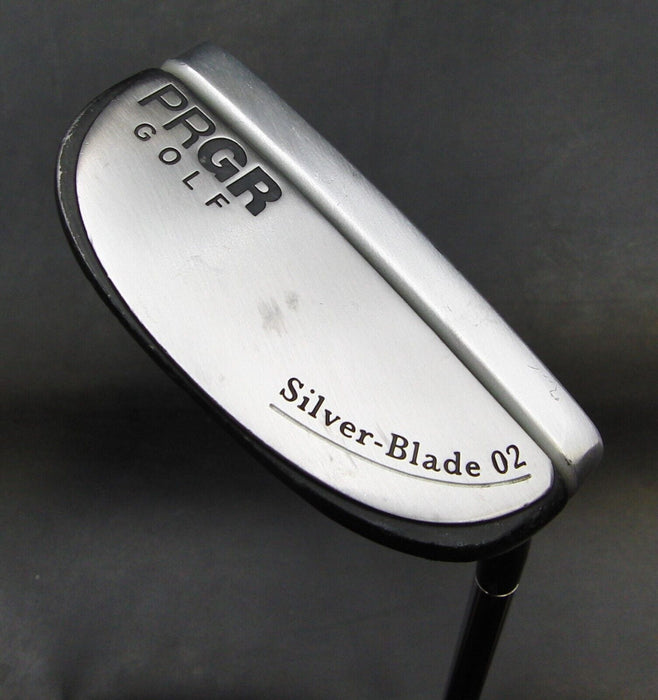 PRGR Golf Silver-Blade 02 Putter 88cm Playing Length Steel Shaft NexGen Grip