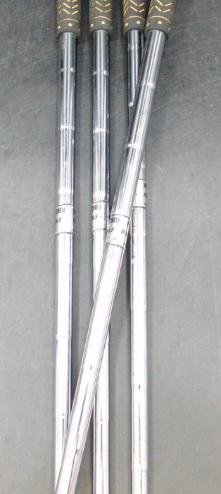 Set of 4 x Stix CF II Irons 3-6 Regular Steel Shafts Avon Grips