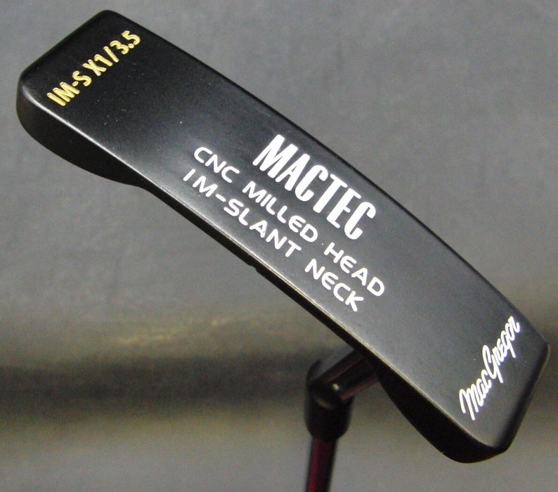 MacGregor Mactec IM-S X1 CNC Milled Head Putter Steel Shaft 87cm Mactec Grip