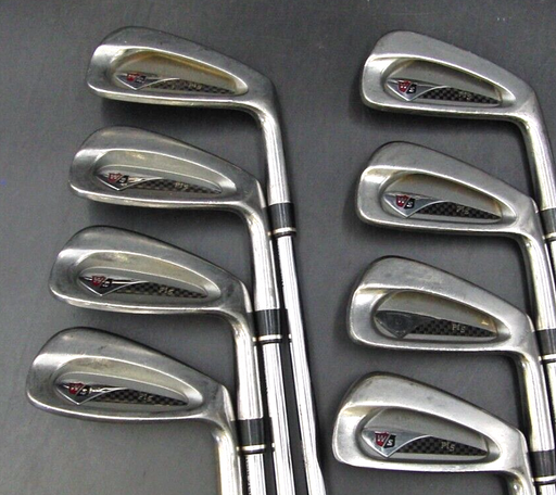 Set of 8 x Wilson Staff Pi5 Irons 3-PW Stiff Steel Shafts Golf Pride Grips