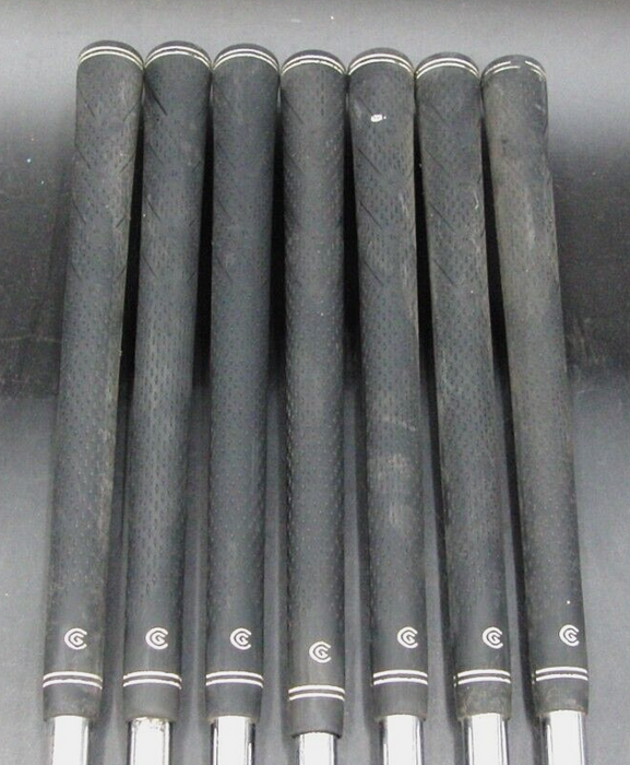 Set of 7 x Cleveland CG4 CMM Irons 4-PW Stiff Steel Shafts Cleveland Grips