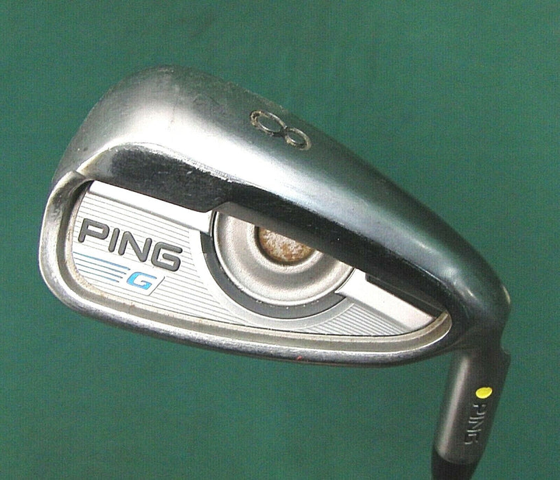 Ping G Series Yellow Dot 8 Iron Stiff Steel Shaft Ping Grip