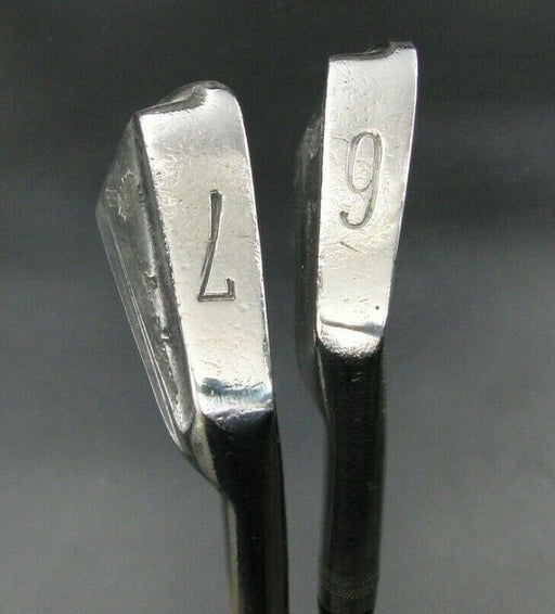 Set of 2 x Ben Hogan ( B H ) 6 & 7 Irons Regular Steel Shafts Avon Grips