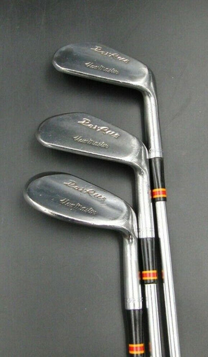 Set of 3 x John Letters New Masters Irons 6-8 Regular Steel Shafts Chamois Grips