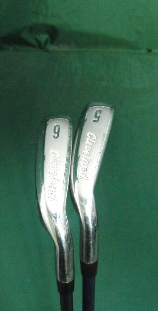 Set Of 2 x Cleveland CG-C Irons 5-6 Stiff Graphite Shafts Cleveland Grips