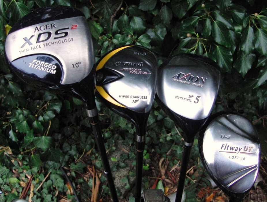 Set of Rife RX2 6-SW+ Acer Driver+ Spalding 3Wood+ Axion 5Wood+ 5Hybrid+ Putter