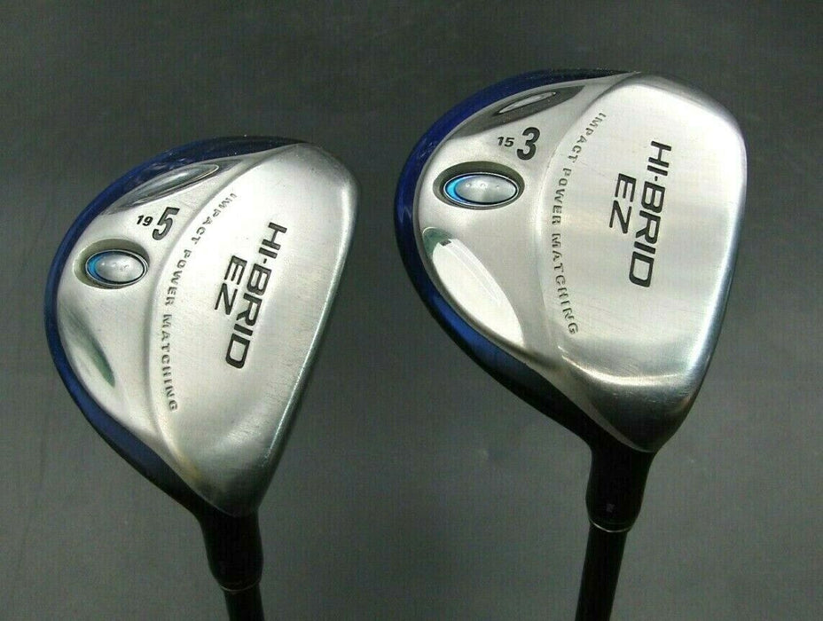 Japanese Set Of 2 Dunlop HI-BRID EZ 15° 3 & 19° 5 Hybrid Woods Regular Graphite