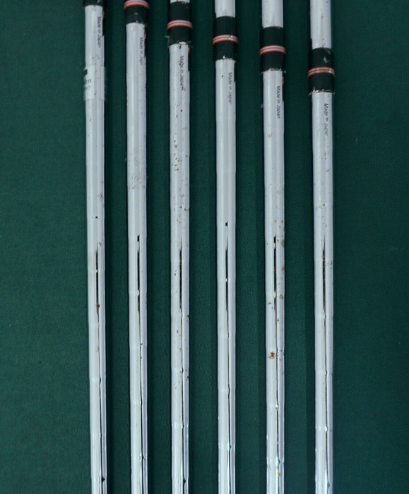 Set Of 6 x TaylorMade r7 Ti RAC Irons 5-PW Stiff Steel Shafts Sharpro Grips