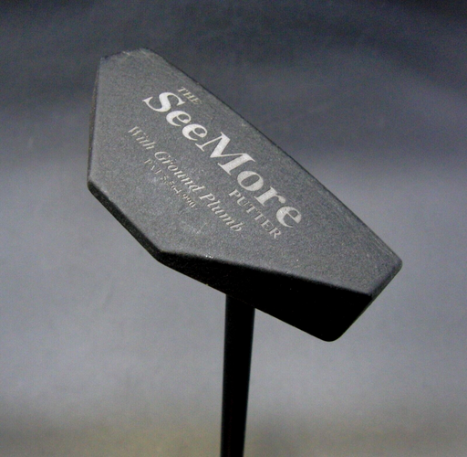 The SeeMore with Ground Plumb Putter Graphite Shaft 88cm Length SeeMore Grip