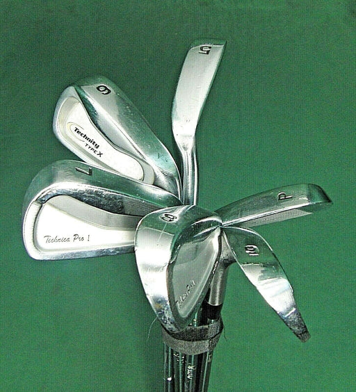 Combo Set Of 6 x Epon Technica Pro 1 & Technity X Forged Irons 5-PW Stiff Steel