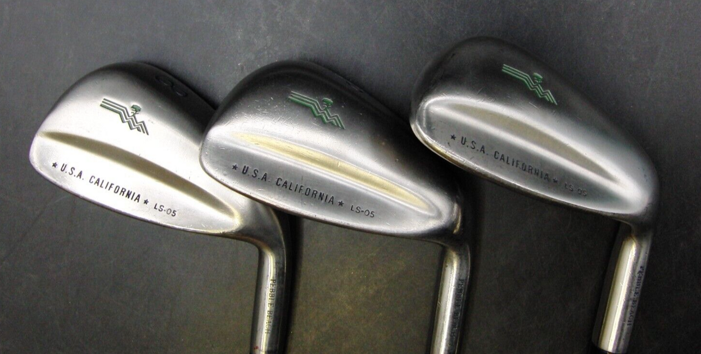 Ladies Set of 3 x Pebble Beach USA LS-05 8 Iron, PW + SW Ladies Steel Shafts