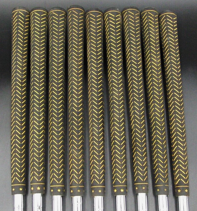 Set of 9 x Slazenger Seve Ballesteros Irons 3-SW Regular Steel Shafts Avon Grips