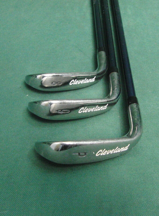 Set Of 3 x Cleveland CG-C Irons 8-PW Stiff Graphite Shafts Cleveland Grips