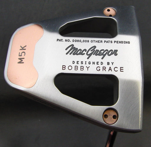 MacGregor Bobby Grace Putter Steel Shaft 87cm Length Gold's Grip