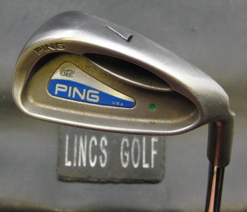 Ping G2 Green Dot 7 Iron Regular Steel Shaft Golf Pride Grip  (Missing Weight)