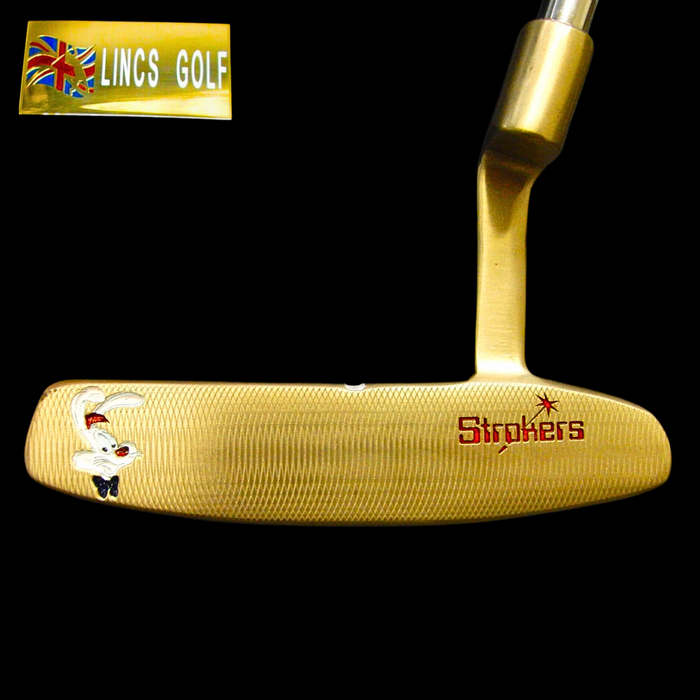 Custom Milled Roger Rabbit Themed Pal Ping Putter 94cm Steel Genuine Leather HC