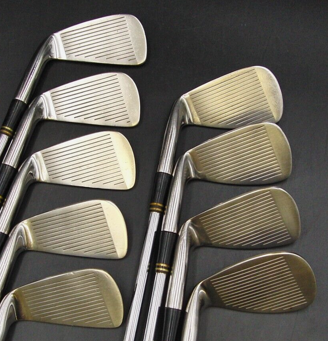 Set of 9 x Slazenger Seve Ballesteros Irons 3-SW Regular Steel Shafts Avon Grips