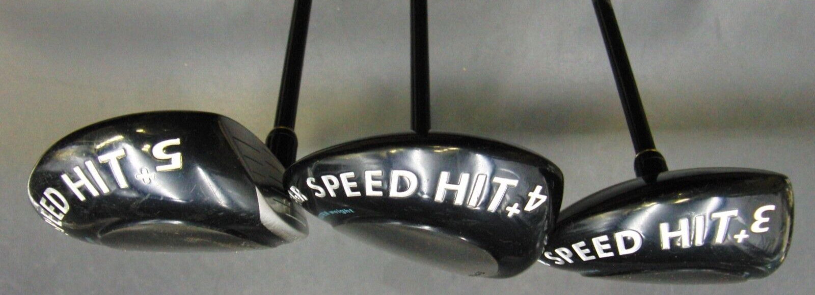 Japanese Set of 3 PRGR Speed Hit+ 3, 4 & 5 Woods Stiff Graphite Shafts