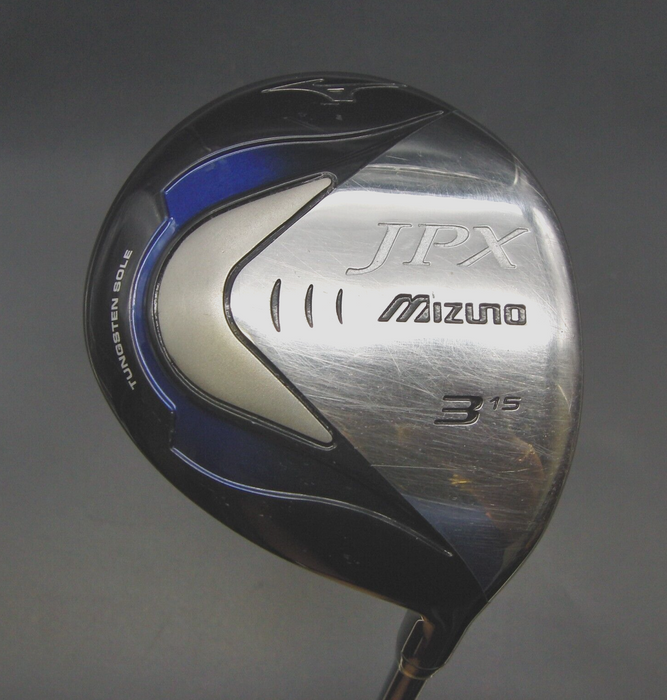 Mizuno JPX Tungsten Sole 15° 3 Wood Stiff Flex Graphite Shaft Golf Pride Grip