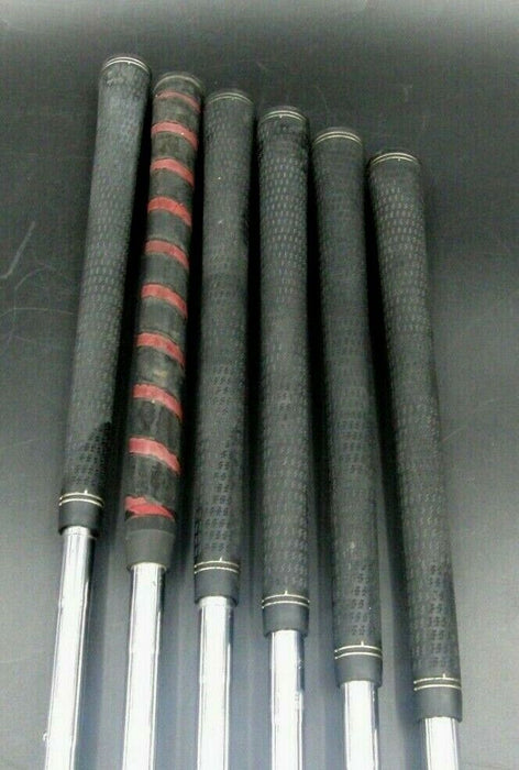 Set Of 6 x Wilson Deep Red Irons 5-PW Regular Steel Shafts Mixed Grips