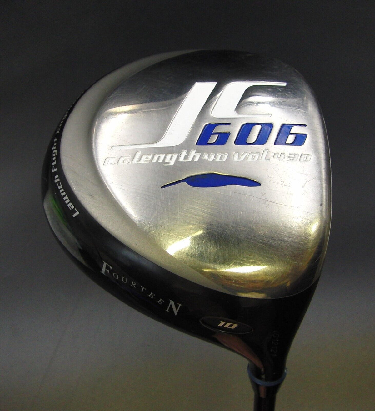 Japanese Fourteen JC 606 10° Driver Stiff Graphite Shaft No1 Grip