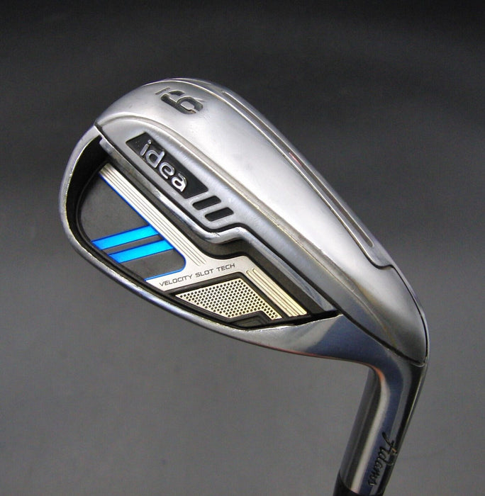 Adams Idea Velocity Slot Tech 9 iron Regular Flex Steel Shaft Adams Grip