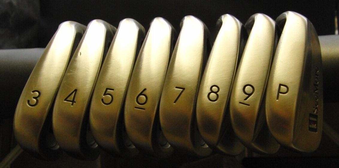 Set of 8 x SeeMore Irons 3-PW Regular Steel Shafts Innovation Grips