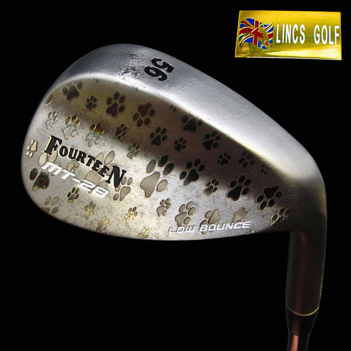 Custom Milled DOG Paw Print Fourteen MT28 56° Sand Wedge Regular Steel Shaft