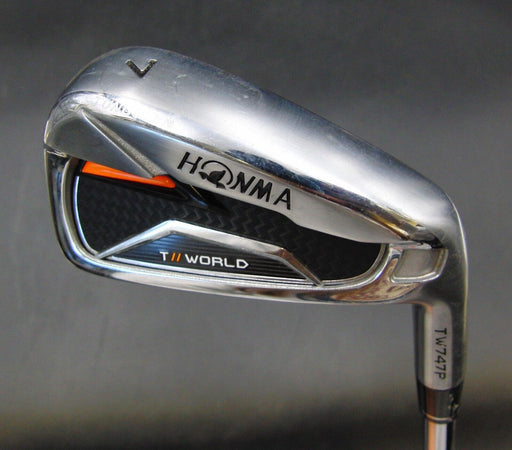 Honma T World TW747P 7 Iron Stiff Steel Shaft Golf Pride Grip