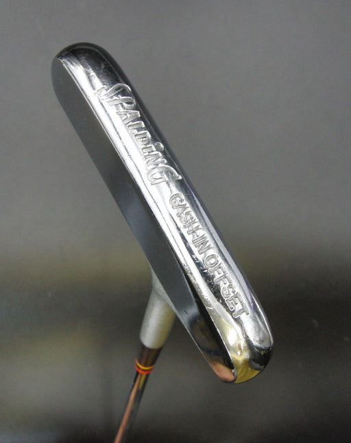 Spalding Ambidextrous CASH-IN Offset Putter Steel Shaft Length 90cm Black Grip