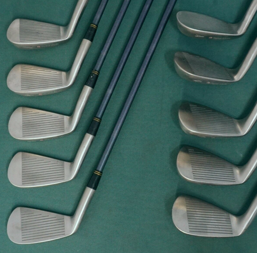 Set Of 10 x TaylorMade V721 Midsize Irons 3-SW + A Wedge Regular Graphite Shafts