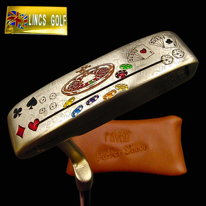 Custom Milled Casino Gambling Themed Ping Anser Putter 88cm Graphite Shaft