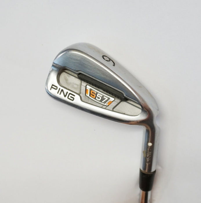 Ping S57 White Dot 6 Iron AWT Stiff Flex Steel Shaft Ping Grip