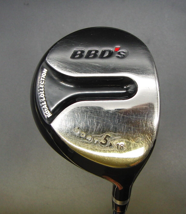 Royal Collection BBD's 18° 5 Wood Extra Stiff Graphite Shaft Perfect Pro Grip