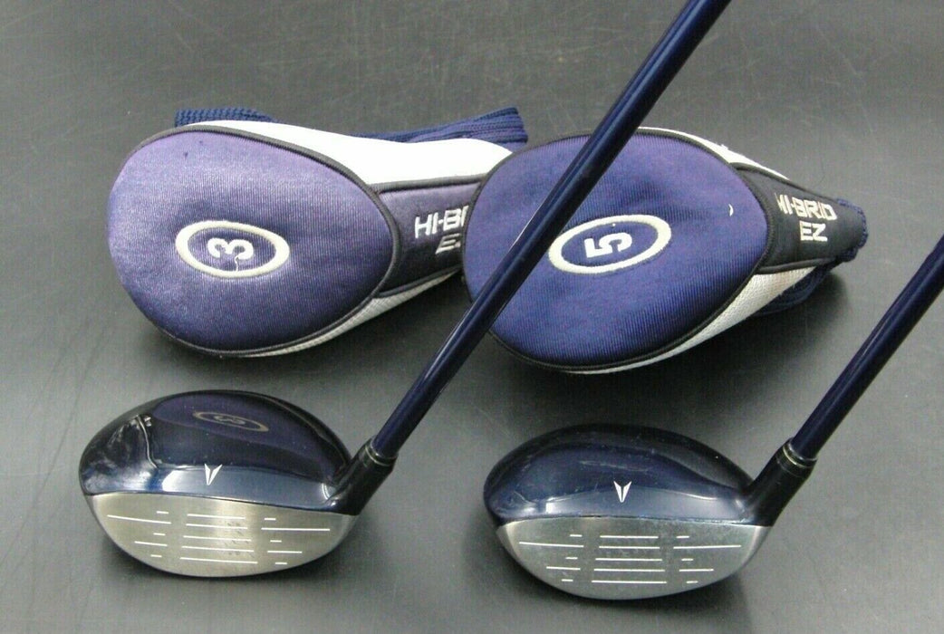 Japanese Set Of 2 Dunlop HI-BRID EZ 15° 3 & 19° 5 Hybrid Woods Regular Graphite