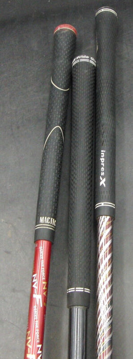 Set of 3 x Drivers Mactec Yamaha & Srixon XXIO Stiff Graphite Shafts