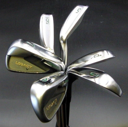 Set of 6 x Callaway Legacy Forged Irons 5-PW Stiff Steel Shafts Saplize Grips