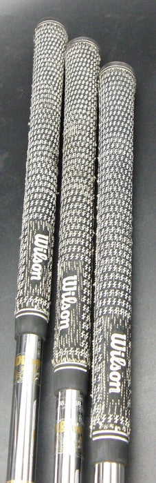 Set of 3 Wilson Fat Shaft Forged 4,5 & 6 Irons Regular Steel Shafts Wilson Grips