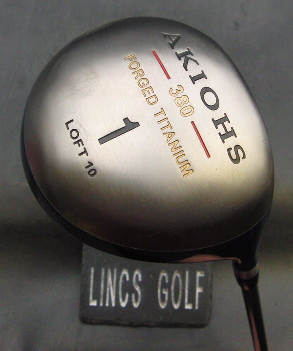 Japanese AKIOHS 380 Forged Titanium 10° 1 Wood/Driver Regular Graphite Shaft