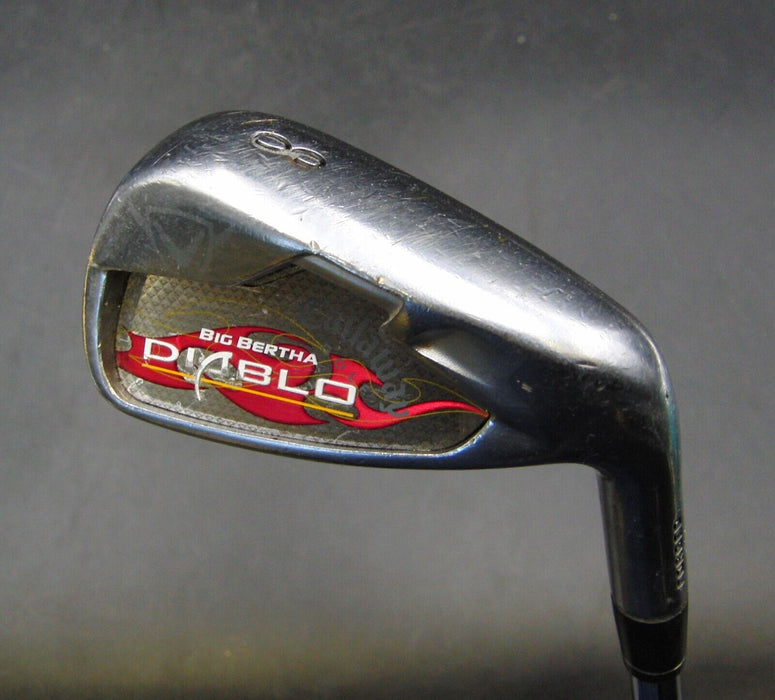 Callaway Big Bertha Diablo Forged 8 Iron Uniflex Steel Shaft Callaway Grip